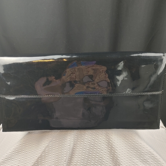 Laduree Paris Insulated Black Patent Leather Tote Bag - Picture 4 of 5